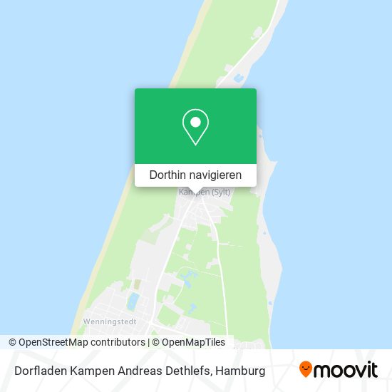 Dorfladen Kampen Andreas Dethlefs Karte