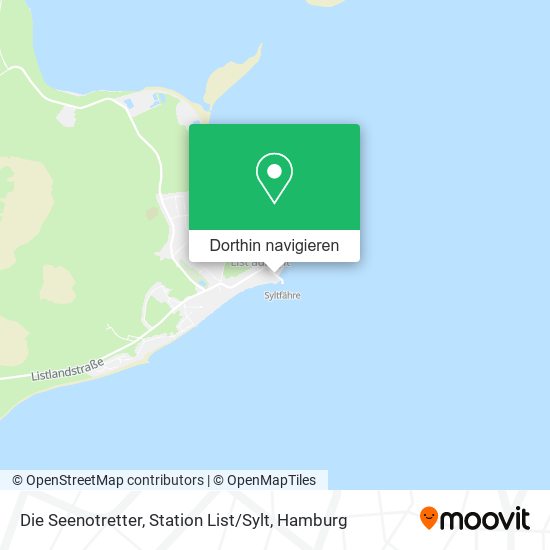 Die Seenotretter, Station List / Sylt Karte