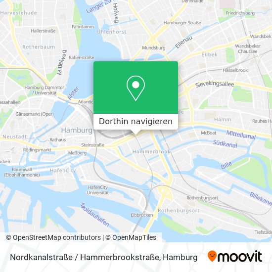 Nordkanalstraße / Hammerbrookstraße Karte