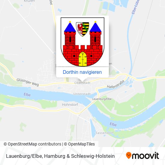 Lauenburg/Elbe Karte