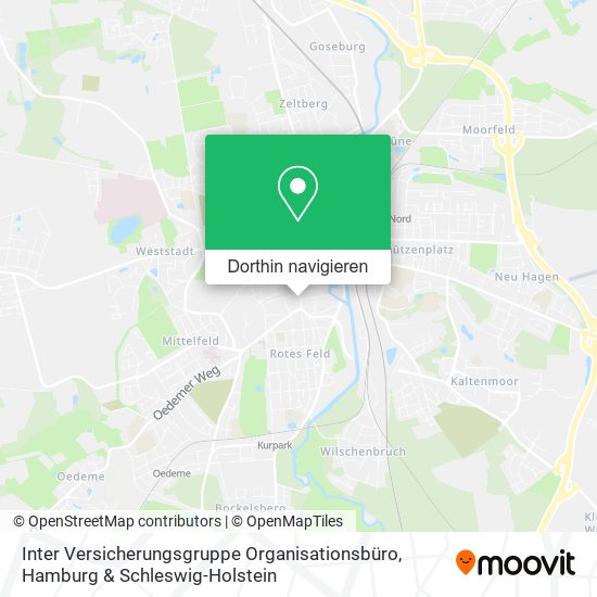 Inter Versicherungsgruppe Organisationsbüro Karte