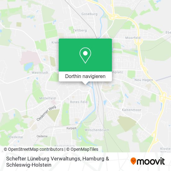 Schefter Lüneburg Verwaltungs Karte