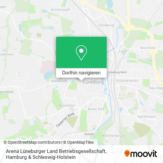 Arena Lüneburger Land Betriebsgesellschaft Karte