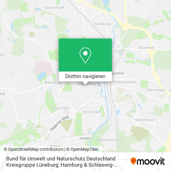 Bund für Umwelt und Naturschutz Deutschland Kreisgruppe Lüneburg Karte
