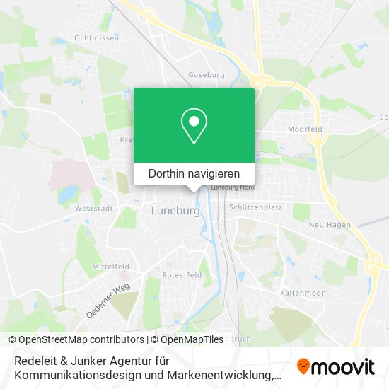 Redeleit & Junker Agentur für Kommunikationsdesign und Markenentwicklung Karte