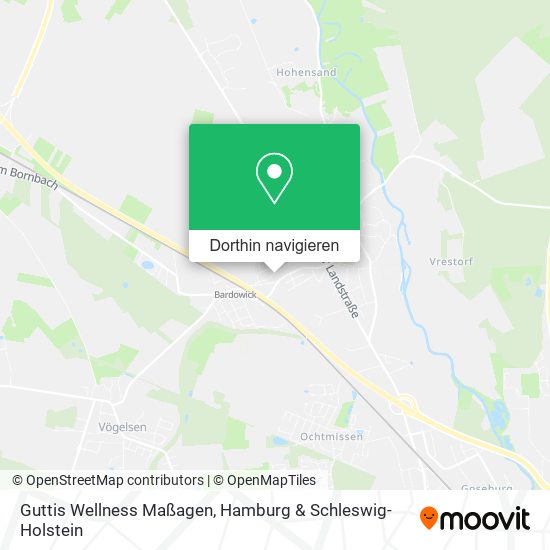 Guttis Wellness Maßagen Karte