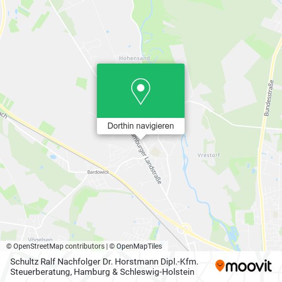 Schultz Ralf Nachfolger Dr. Horstmann Dipl.-Kfm. Steuerberatung Karte