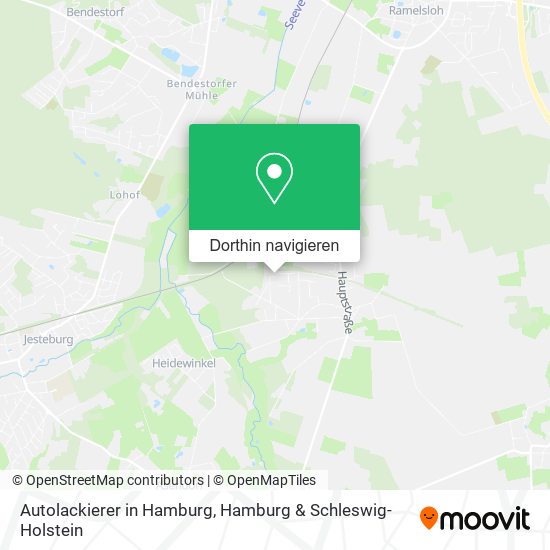 Autolackierer in Hamburg Karte