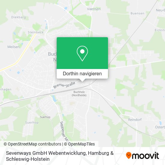 Sevenways GmbH Webentwicklung Karte