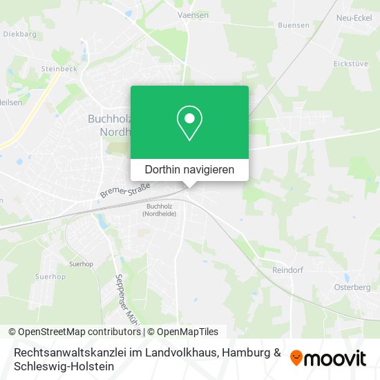 Rechtsanwaltskanzlei im Landvolkhaus Karte