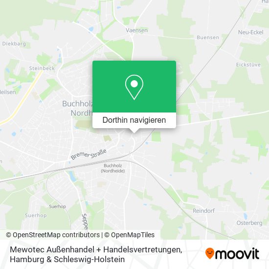 Mewotec Außenhandel + Handelsvertretungen Karte