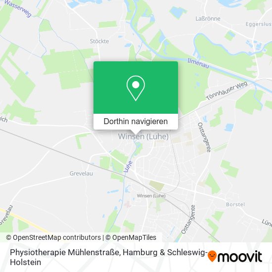 Physiotherapie Mühlenstraße Karte