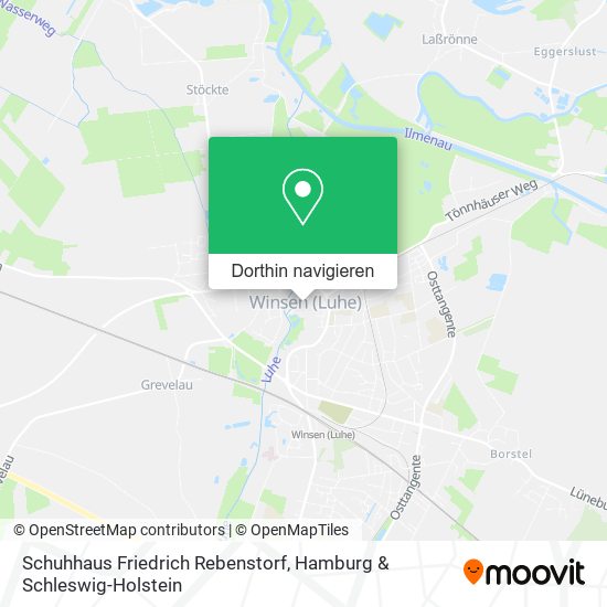 Schuhhaus Friedrich Rebenstorf Karte