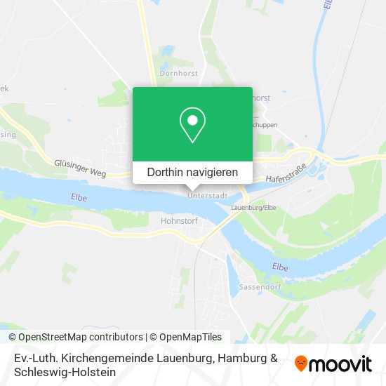 Ev.-Luth. Kirchengemeinde Lauenburg Karte