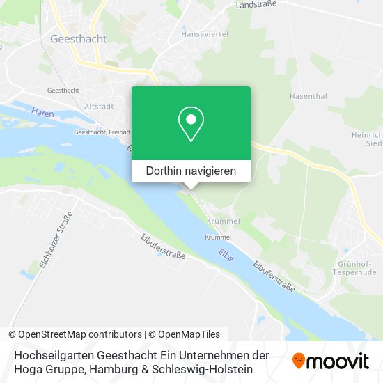Hochseilgarten Geesthacht Ein Unternehmen der Hoga Gruppe Karte