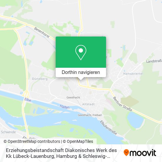 Erziehungsbeistandschaft Diakonisches Werk des Kk Lübeck-Lauenburg Karte
