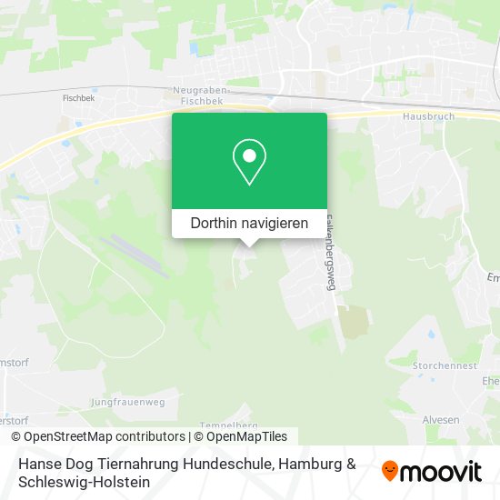 Hanse Dog Tiernahrung Hundeschule Karte