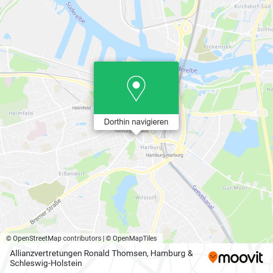 Allianzvertretungen Ronald Thomsen Karte