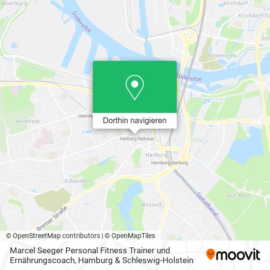 Marcel Seeger Personal Fitness Trainer und Ernährungscoach Karte