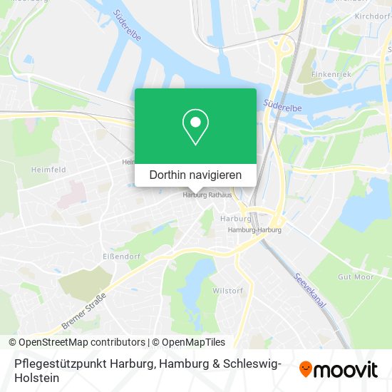 Pflegestützpunkt Harburg Karte