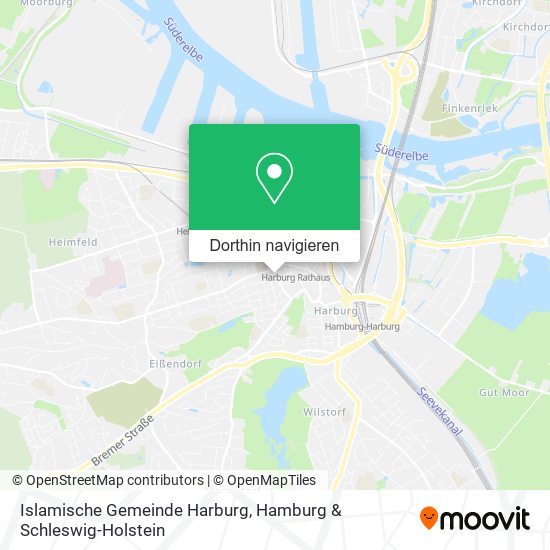 Islamische Gemeinde Harburg Karte