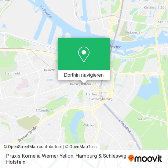 Praxis Kornelia Werner Yellon Karte