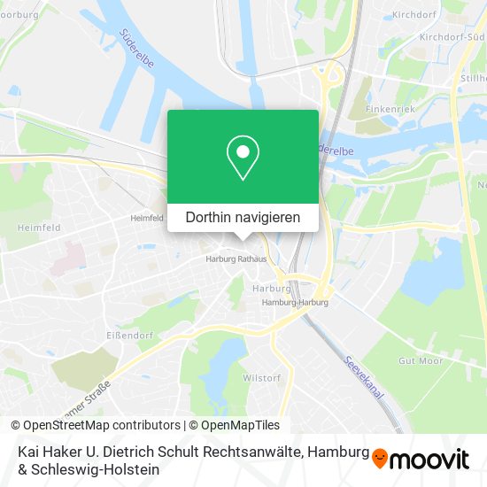 Kai Haker U. Dietrich Schult Rechtsanwälte Karte