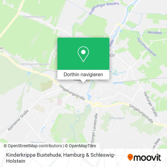 Kinderkrippe Buxtehude Karte