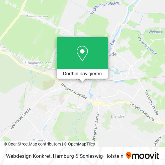 Webdesign Konkret Karte