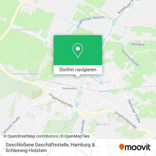 Geschloßene Geschäftsstelle Karte