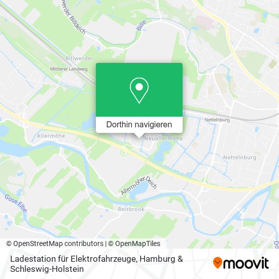 Ladestation für Elektrofahrzeuge Karte