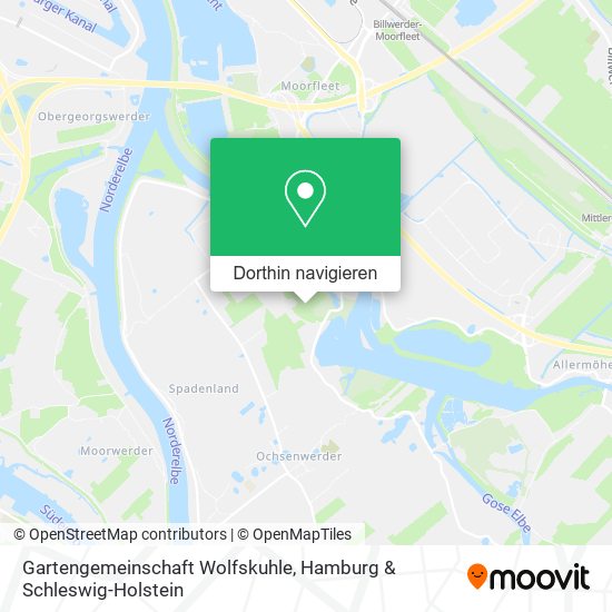 Gartengemeinschaft Wolfskuhle Karte