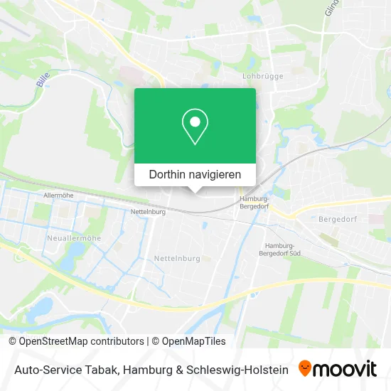 Auto-Service Tabak Karte