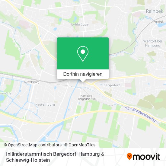 Inländerstammtisch Bergedorf Karte