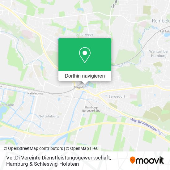 Ver.Di Vereinte Dienstleistungsgewerkschaft Karte