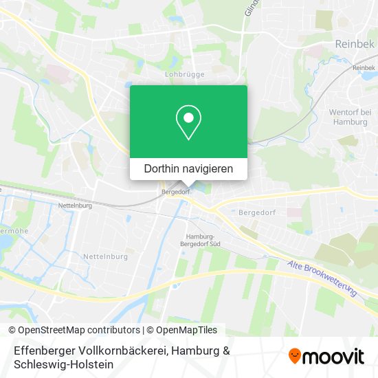 Effenberger Vollkornbäckerei Karte