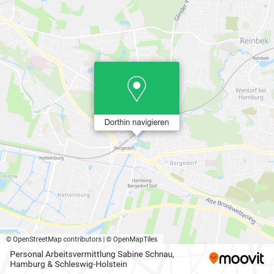 Personal Arbeitsvermittlung Sabine Schnau Karte