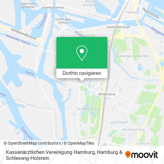 Kassenärztlichen Vereinigung Hamburg Karte