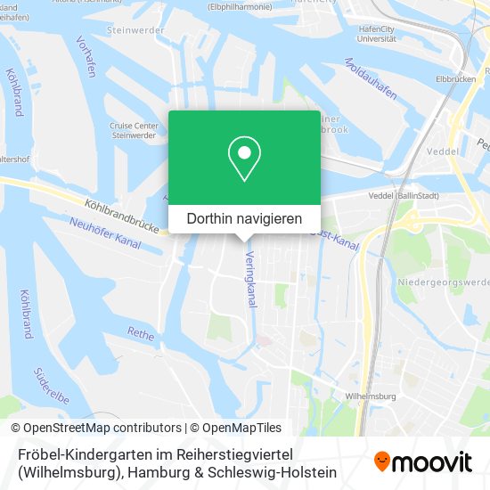Fröbel-Kindergarten im Reiherstiegviertel (Wilhelmsburg) Karte