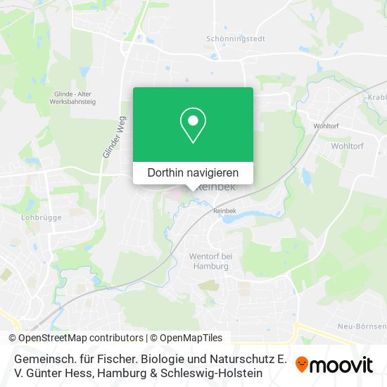 Gemeinsch. für Fischer. Biologie und Naturschutz E. V. Günter Hess Karte