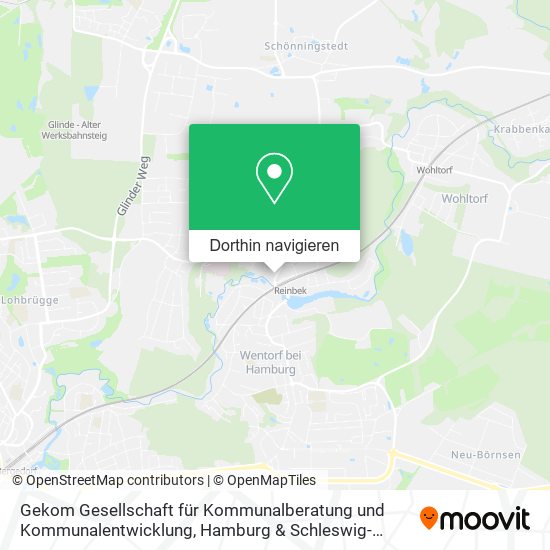 Gekom Gesellschaft für Kommunalberatung und Kommunalentwicklung Karte