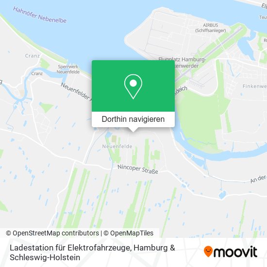 Ladestation für Elektrofahrzeuge Karte