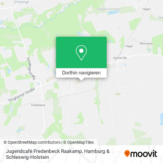 Jugendcafé Fredenbeck Raakamp Karte