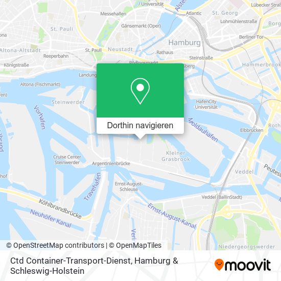 Ctd Container-Transport-Dienst Karte