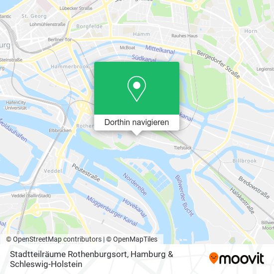 Stadtteilräume Rothenburgsort Karte