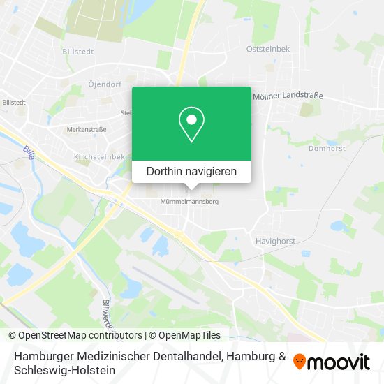 Hamburger Medizinischer Dentalhandel Karte