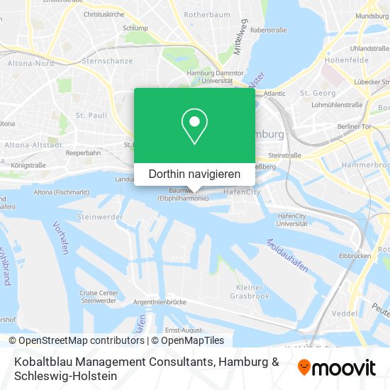 Kobaltblau Management Consultants Karte