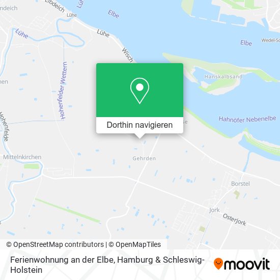 Ferienwohnung an der Elbe Karte