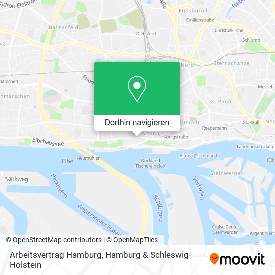 Arbeitsvertrag Hamburg Karte