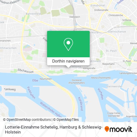 Lotterie-Einnahme Schetelig Karte